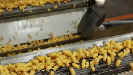 Linea di produzione di cereali soffiati